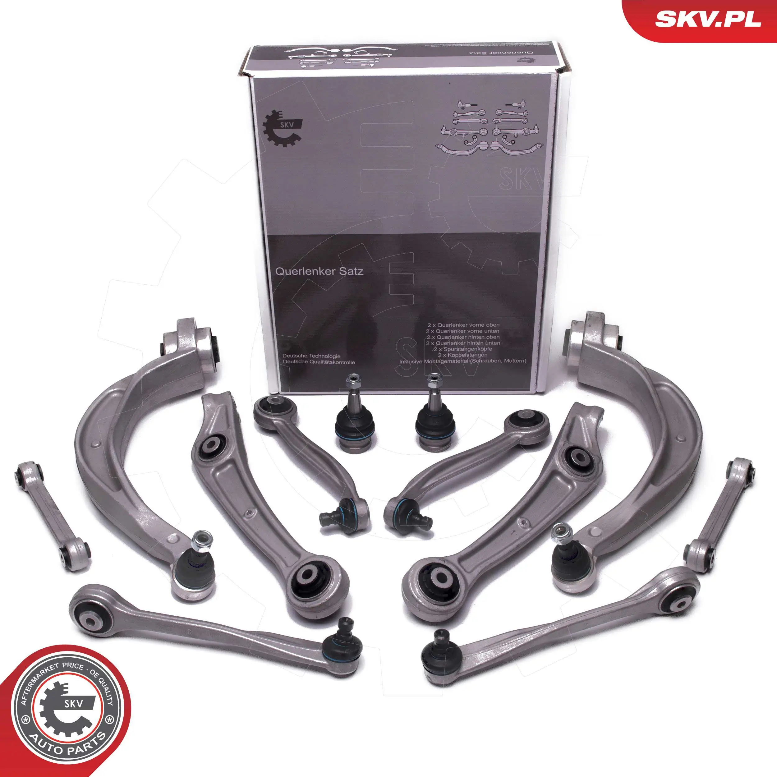 Control/Trailing Arm Kit, wheel suspension